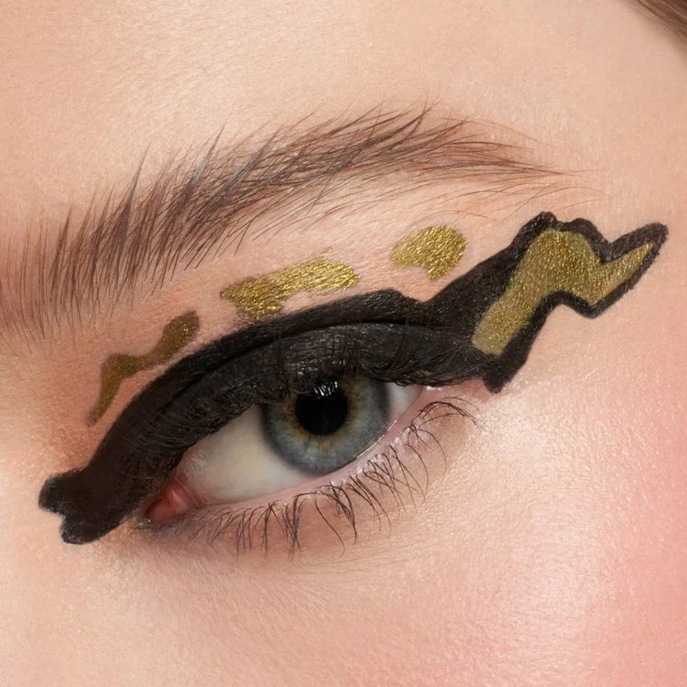 stila Stay All Day Dual-Ended Liquid Eye Liner Mojito/Intense Black, 4.5 mL.
